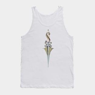 Swirls and Twirls Blade - Fantasy Dagger Tank Top